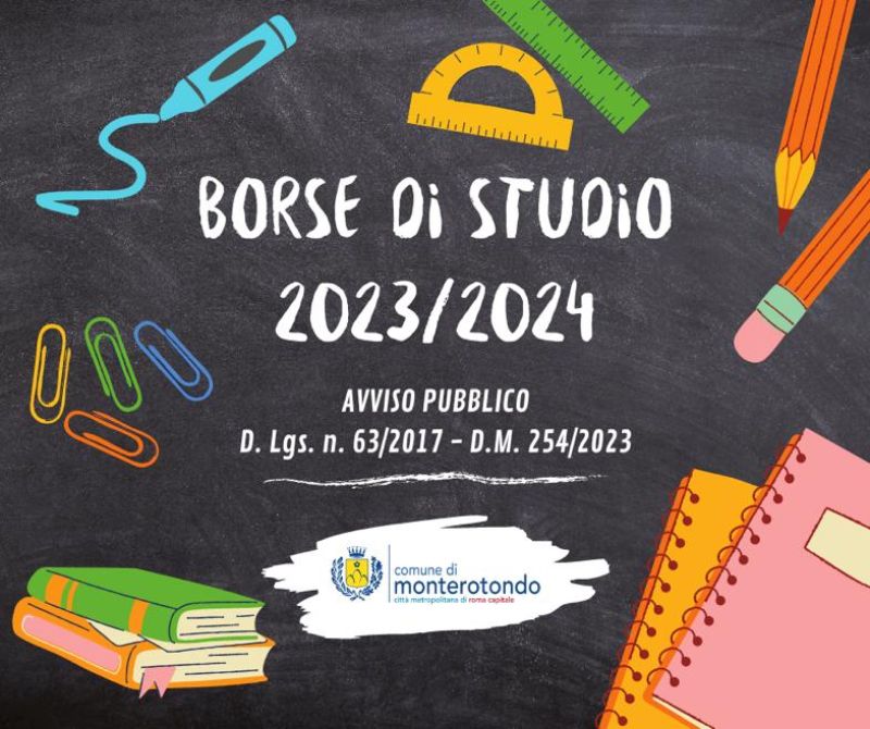 borse di studio 2023-2024